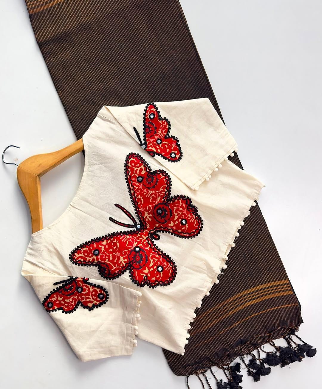 Office wear khadi cotton saree collection